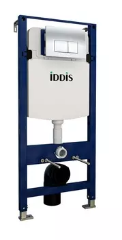 Инсталляция для унитазов Iddis Optima Home OPH00GCi32K с кнопкой смыва хром