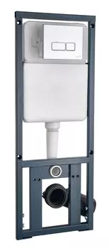 Инсталляция для унитазов WeltWasser WW INS MARBERG 410 SE CR с квадратной кнопкой хром