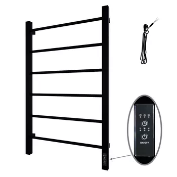 Электрический полотенцесушитель Altasan Каталея СП5080ЧМ 80x50 см, черный матовый