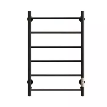 Электрический полотенцесушитель Aringa Честер AR03015BL 80х50 см, 6 секций, черный