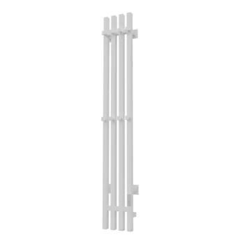 Электрический полотенцесушитель Comfysan Alto-K EC-4 120х15 см, белый матовый