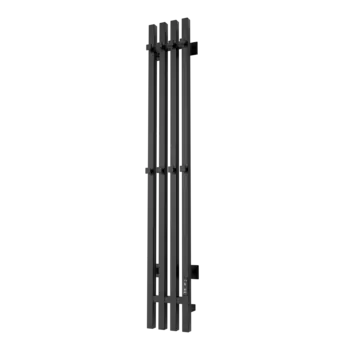 Электрический полотенцесушитель Comfysan Alto-K EC-4 120х15 см, черный матовый