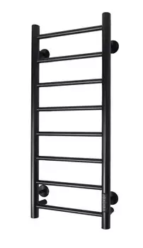Электрический полотенцесушитель Comfysan Аврора EC-8 80x30 черный матовый