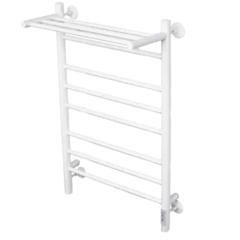 Электрический полотенцесушитель Comfysan Luce EC-8 80х50 см, белый матовый, с полкой