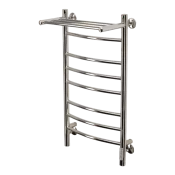 Электрический полотенцесушитель Comfysan Noumi EC-8 80х40 см, хром, с полкой