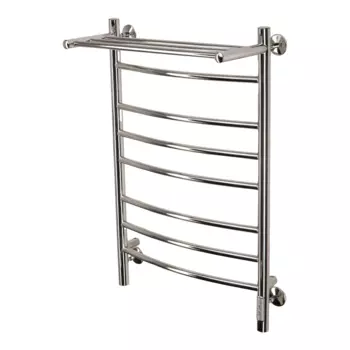 Электрический полотенцесушитель Comfysan Noumi EC-8 80х50 см, хром, с полкой