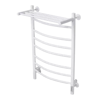 Электрический полотенцесушитель Comfysan Noumi EC-8 80х50 см, белый матовый, с полкой