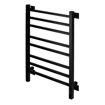 Электрический полотенцесушитель Comfysan Pioli-K EC-8 80х50 см, черный матовый