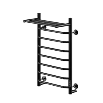 Электрический полотенцесушитель Comfysan Scola EC-8 80х50 см с полкой, черный матовый