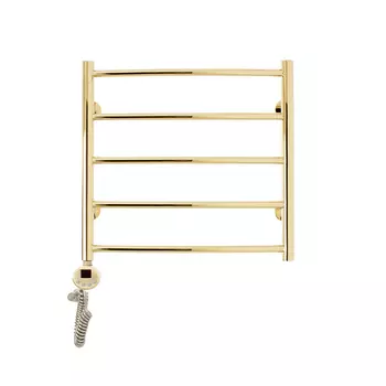 Электрический полотенцесушитель Domoterm Калипсо П5 500x500 EL золото 56,8х57 см, 5 секций