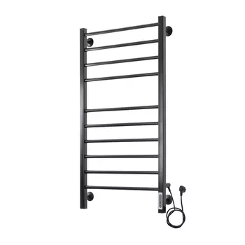 Электрический полотенцесушитель Domoterm Куба П10 500x1000 ЧРН EK R черный матовый