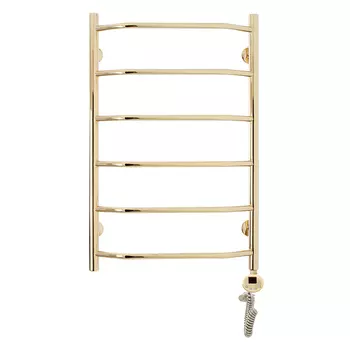 Электрический полотенцесушитель Domoterm Лаура П6 500x800 ER золото 56,8х87 см, 6 секций