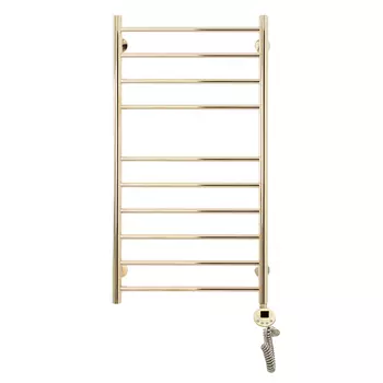 Электрический полотенцесушитель Domoterm Медея П10 500x1000 ER золото 56,8х107 см, 10 секций