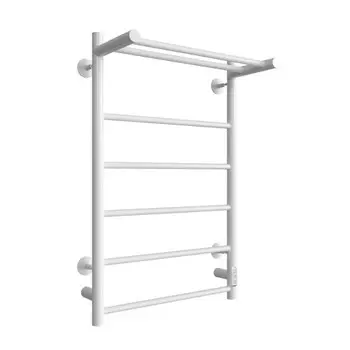 Электрический полотенцесушитель Двин Fj neo белый 80х40 см, c полкой
