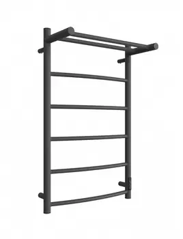 Электрический полотенцесушитель Двин FR neo 80х50 см, c полкой, графит 4657812419184