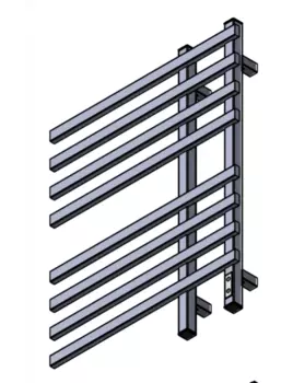 Электрический полотенцесушитель Двин LX plaza neo 80х50 графит 4657795055591