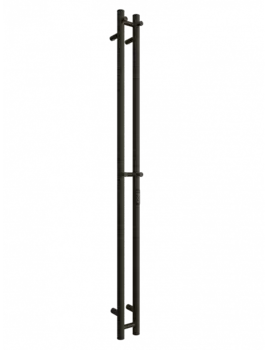 Электрический полотенцесушитель Двин X-2 neo 140х8 см, черный матовый 4657795059964