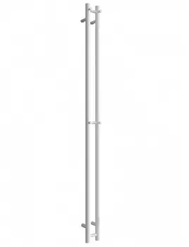 Электрический полотенцесушитель Двин X-2 neo 120х8 см, белый 4657795059957