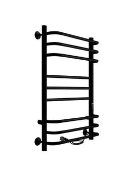 Электрический полотенцесушитель Indigo Brace Euro Lux 70х40 см, черный муар LCBELE70-40BRRt