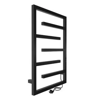 Электрический полотенцесушитель Indigo Delos 80х50 см, черный муар DGD80-50BRRt