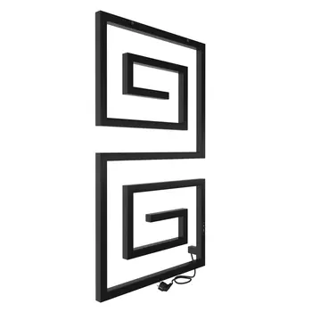 Электрический полотенцесушитель Indigo Lira 100х60 см, черный муар DGL100-60BRRt