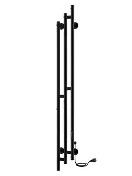 Электрический полотенцесушитель Indigo Sky 150х17 см, черный муар LSKE150-17BRRt