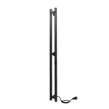 Электрический полотенцесушитель Indigo Style 120х10 см, gun metal LSE120-10GNSRt