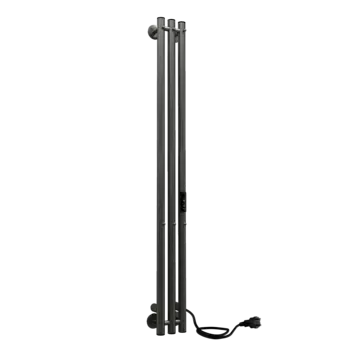 Электрический полотенцесушитель Indigo Style 3 120х13 см, gun metal LSE120-13GNSRt