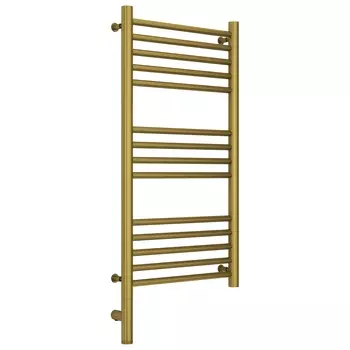 Электрический полотенцесушитель Сунержа Богема 3.0 80х40 L прямая, состаренная латунь