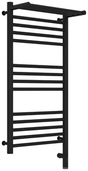 Электрический полотенцесушитель Сунержа Богема 3.0 80х40 R с полкой, черный матовый