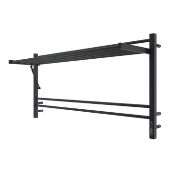 Электрический полотенцесушитель Terminus Горизонт П8 1200х600 КС sensor quick touch, черный муар