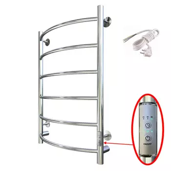 Электрический полотенцесушитель Тругор Пэк 5 80х40 с выключателем