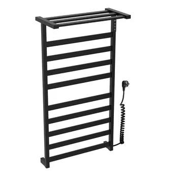 Электрический полотенцесушитель Wonzon & Woghand FRANKFURT WW-1029-MB 90х45 см, черный
