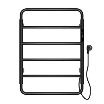 Электрический полотенцесушитель Wonzon & Woghand WW-AL201-MB черный матовый