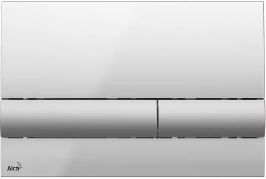 Кнопка смыва AlcaPlast M1713 хром глянцевый/хром матовый