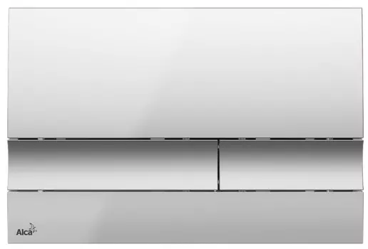 Кнопка смыва AlcaPlast M1722 хром матовый