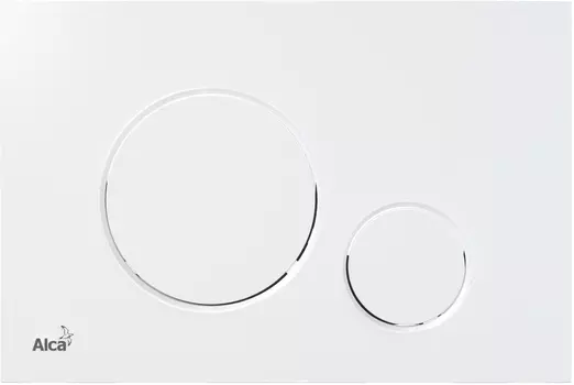 Кнопка смыва AlcaPlast THIN M670 белый