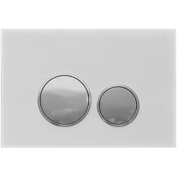 Кнопка смыва Allen Brau Liberty 9.20005.20 белая / хром