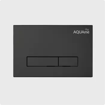 Кнопка смыва AQUAme AQM4103B черная