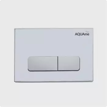 Кнопка смыва AQUAme AQM4104W белая