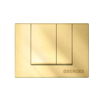 Кнопка смыва Berges Novum S9 золото глянец