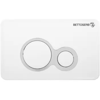 Кнопка смыва Bettoserb Jerez 40006458 белая/хром глянцевый