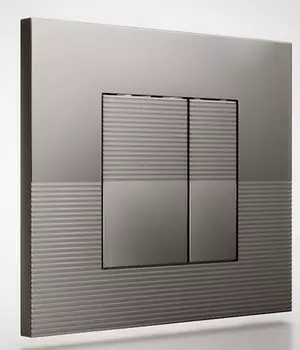 Кнопка смыва beWash Fide P03MC хром матовый