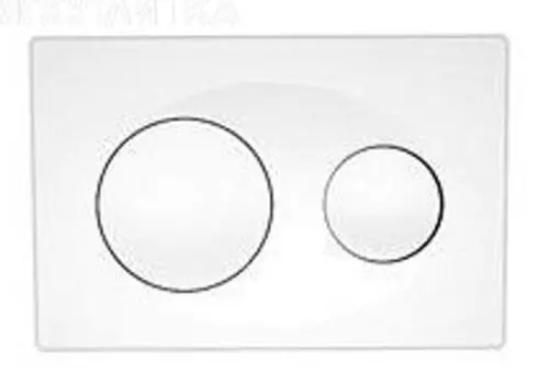 Кнопка смыва Bocchi Savio 8200-0012 для унитаза глянцевый белый