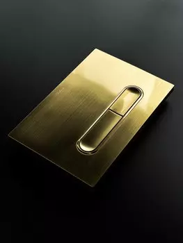 Кнопка смыва Boheme 667-MG золото матовое