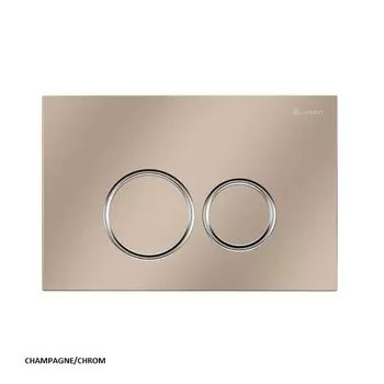 Кнопка смыва Caprigo Dew DA001-champagne/crm шампань, хром