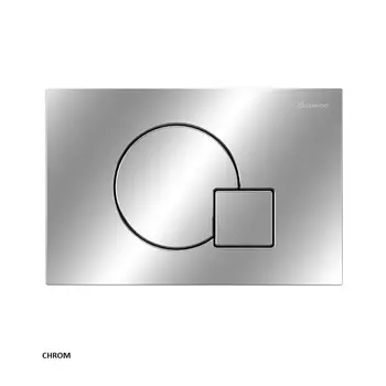 Кнопка смыва Caprigo Shape SA005-crm ABS хром