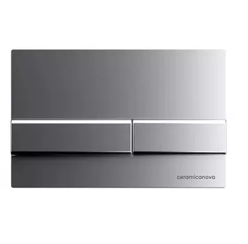 Кнопка смыва Ceramicanova Flat CN002M хром матовый