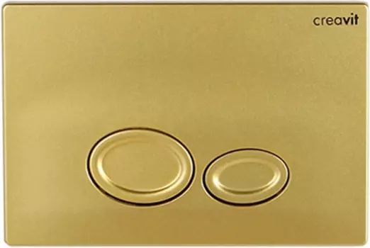 Кнопка смыва Creavit Drop GP2006.00 золото матовое