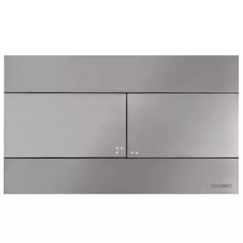 Кнопка смыва Duravit DuraSystem Beta 140 брашированная сталь